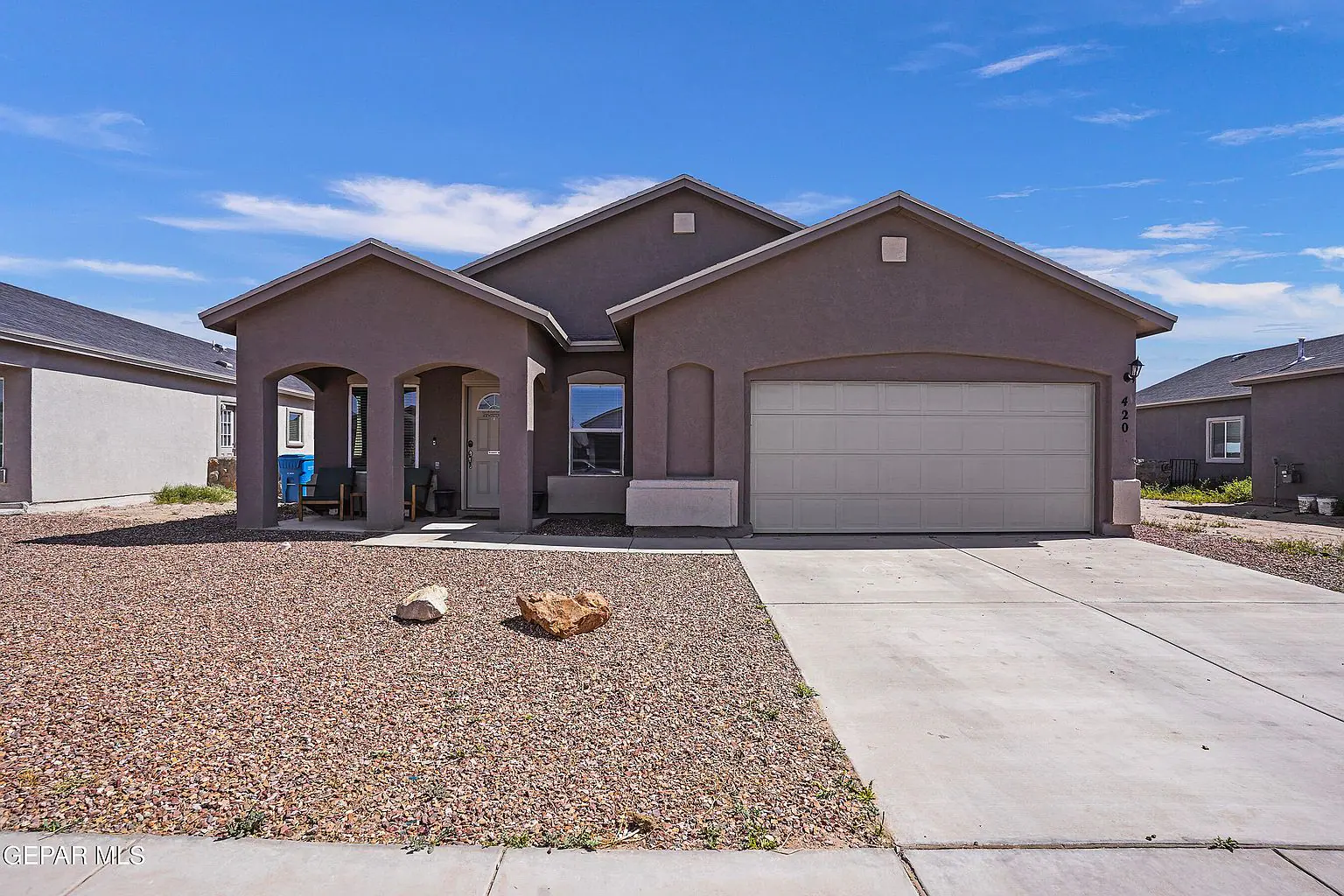 Front of 420 Gran Villa Pl in Socorro, TX